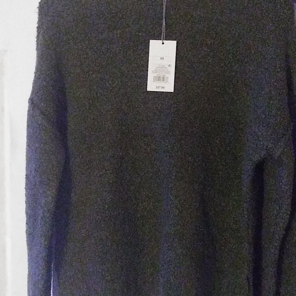 Women's Olive Heather long sleeve sweater hoodie